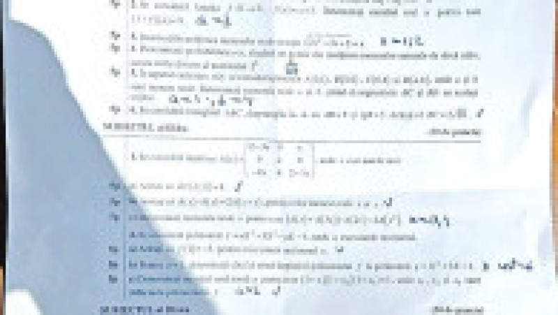 Subiecte BAC 2025 Matematică / Sursa foto: Edupedu | Poza 1 din 2