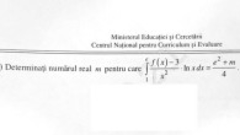 Subiecte Matematică la profilul real Științele naturii / Sursa foto: Edupedu | Poza 2 din 2