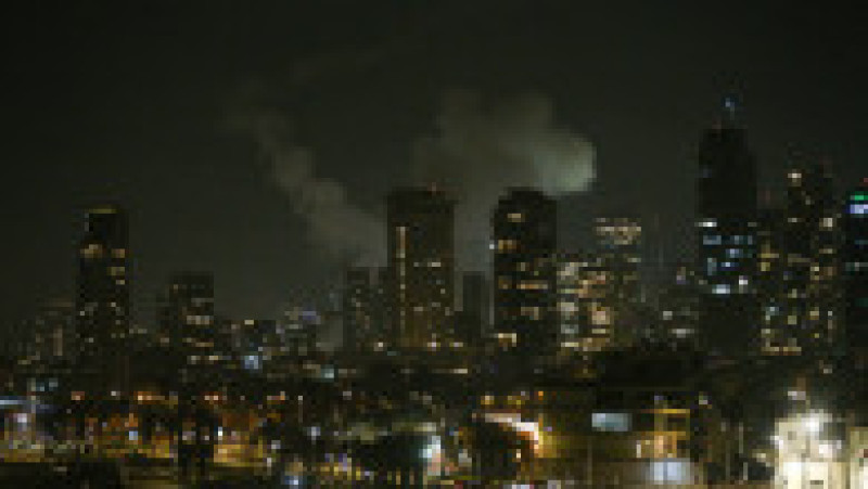 Peste 100 de rachete balistice au fost lansate de Iran asupra capitalei Tel Aviv. Sursa: Profimedia | Poza 15 din 19