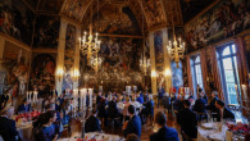 HAGA - Regele Willem-Alexander ține un discurs înaintea cinei cu șefii de stat și de guvern la Palatul Huis Ten Bosch. Cina marchează începutul summitului NATO de la Haga. Foto: Profimedia | Poza 2 din 24
