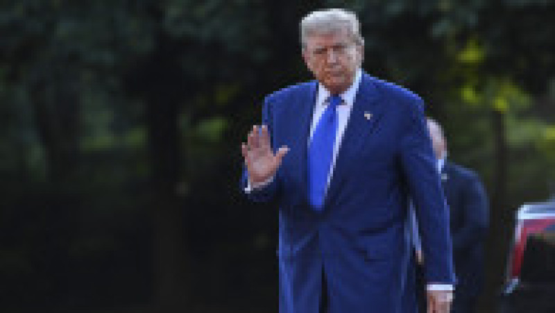 Președintele SUA, Donald Trump, sosește la dineul oferit de regele Olandei înaintea summitului NATO de la Haga, 24 iunie 2025, Foto: Inquam Photos / Eduard Vînătoru | Poza 20 din 24