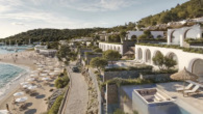 Potrivit investitorilor americani, hotelul de pe insula Sazan va fi „bijuteria Mediteranei”. Foto: Instagram / Genesis Design and Development | Poza 5 din 15