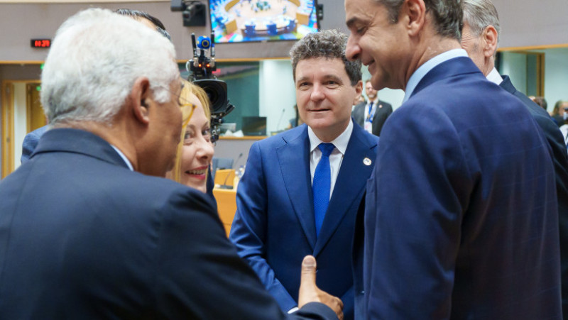 Nicușor Dan participă la Consiliul European. Foto: Administrația Prezidențială