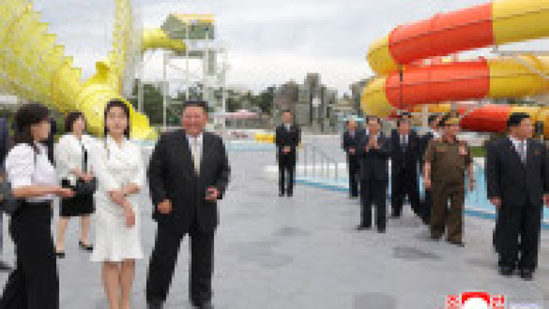 Kim Jong-un a inaugurat stațiunea turistică Wonsan Kalma. Sursa foto: Profimedia Images | Poza 3 din 7