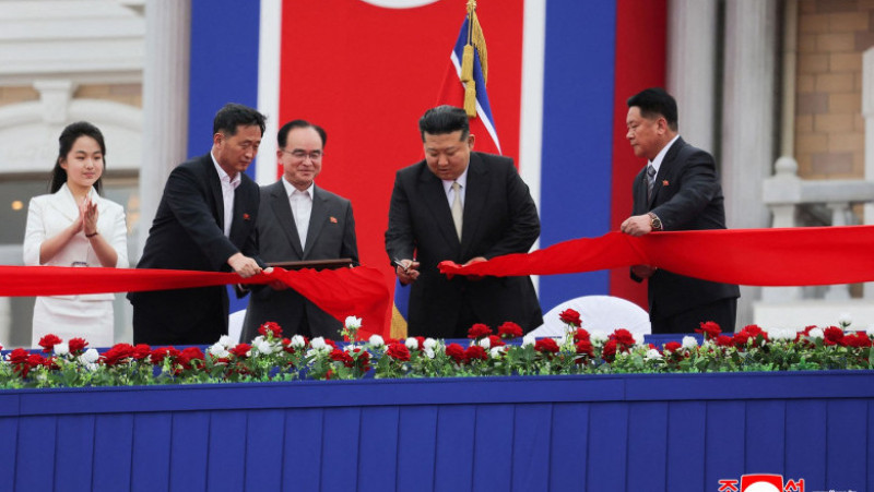 Kim Jong-un a inaugurat stațiunea turistică Wonsan Kalma. Sursa foto: Profimedia Images