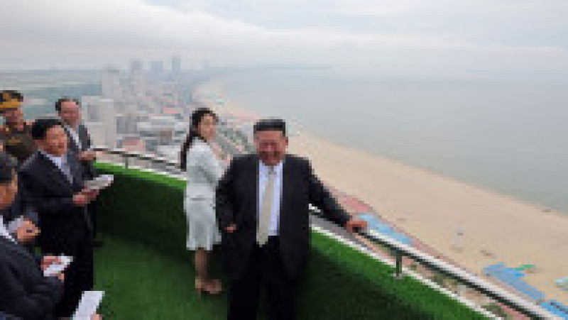Kim Jong-un a inaugurat stațiunea turistică Wonsan Kalma. Sursa foto: Profimedia Images | Poza 2 din 7
