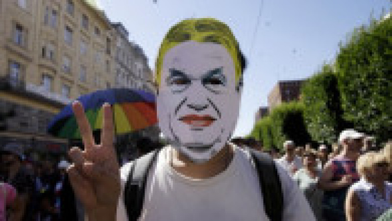 Marşul Gay Pride de la Budapesta a strâns cei mai mulți participanți de până acum. Foto: Profimedia | Poza 5 din 19