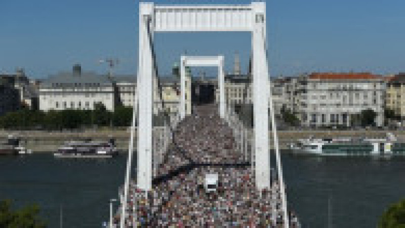 Marşul Gay Pride de la Budapesta a strâns cei mai mulți participanți de până acum. Foto: Profimedia | Poza 10 din 19
