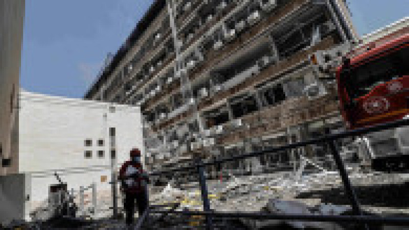Mai multe clădiri din sudul Israelului au fost bombardate de Iran, printre care și un spital din Beer Sheva. Sursa: Profimedia Images | Poza 7 din 10
