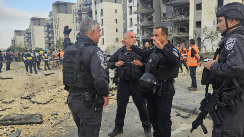Mai multe clădiri din sudul Israelului au fost bombardate de Iran, printre care și un spital din Beer Sheva. Sursa: Profimedia Images
