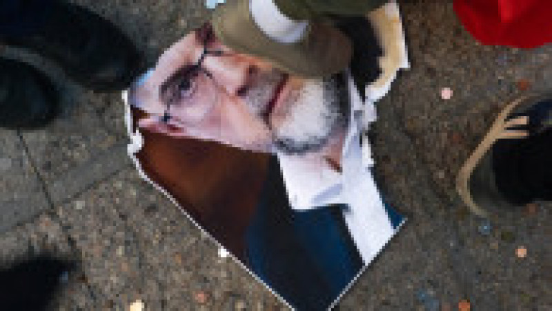 Reprezentanti si simpatizanti ai partidului AUR protesteaza in Bucuresti, 22 iunie 2025. Inquam Photos / Tudor Pană | Poza 4 din 15