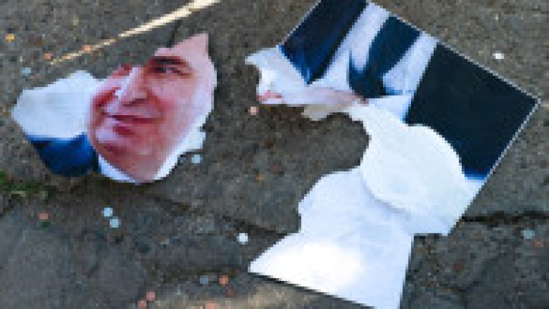 Reprezentanti si simpatizanti ai partidului AUR protesteaza in Bucuresti, 22 iunie 2025. Inquam Photos / Tudor Pană | Poza 3 din 15