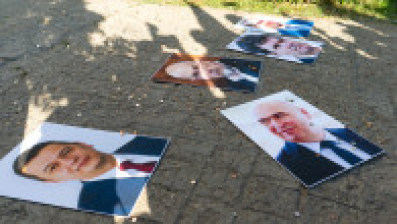 Reprezentanti si simpatizanti ai partidului AUR protesteaza in Bucuresti, 22 iunie 2025. Inquam Photos / Tudor Pană | Poza 5 din 15