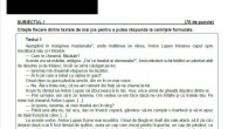 Subiecte Evaluare Națională, limba și literatura română, pagina 2 | Poza 2 din 10