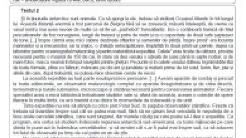Subiecte Evaluare Națională, limba și literatura română, pagina 3 | Poza 3 din 10