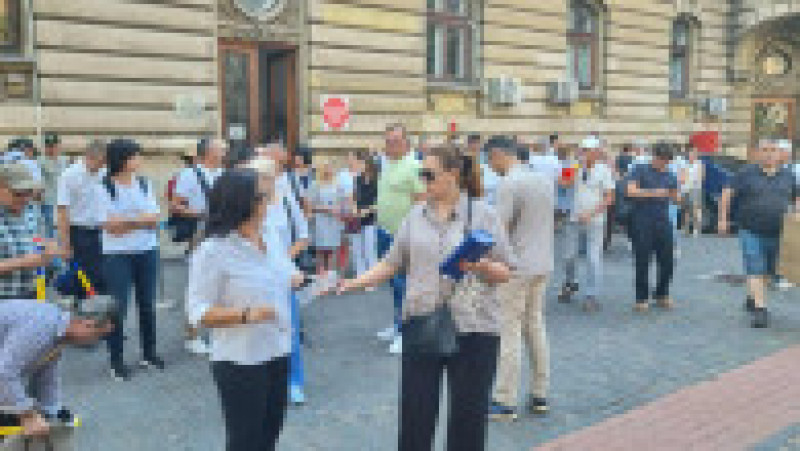 Proteste ale sindicaliștiilor BNS. Sursă foto: BNS | Poza 1 din 7