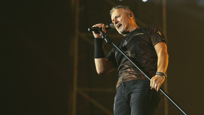 Marko Perkovici, alias Thompson, în concert la Zagreb. Foto: Profimedia