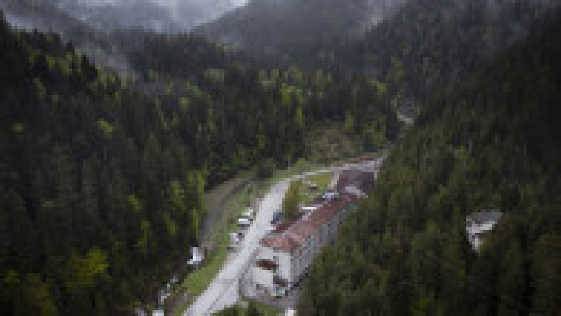 Această imagine aeriană arată închisoarea Smolean, situată în munții Rodopi, pe 13 mai 2025. Foto: Profimedia | Poza 2 din 7