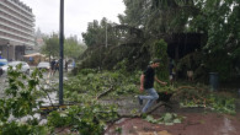 Furtună în Sinaia. Foto: Profimedia Images | Poza 1 din 6
