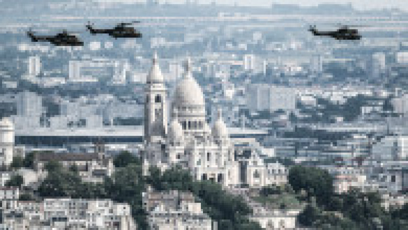 Paradă militară de Ziua Franței, pe Champs-Elysees. Foto: Profimedia | Poza 8 din 14