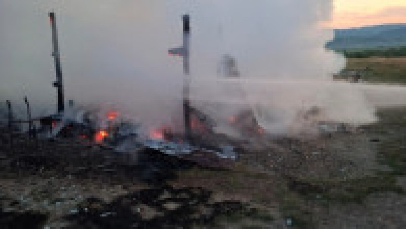 Incendiu devastator în Bihor. Foto. ISU Crișana | Poza 4 din 4