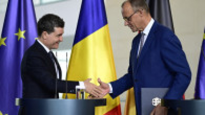Nicușor Dan și Friedrich Merz. Sursa foto: Profimedia Images | Poza 9 din 10