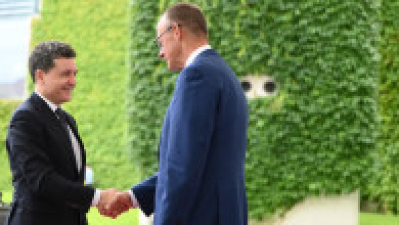 Nicușor Dan și Friedrich Merz. Sursa foto: Profimedia Images | Poza 6 din 10
