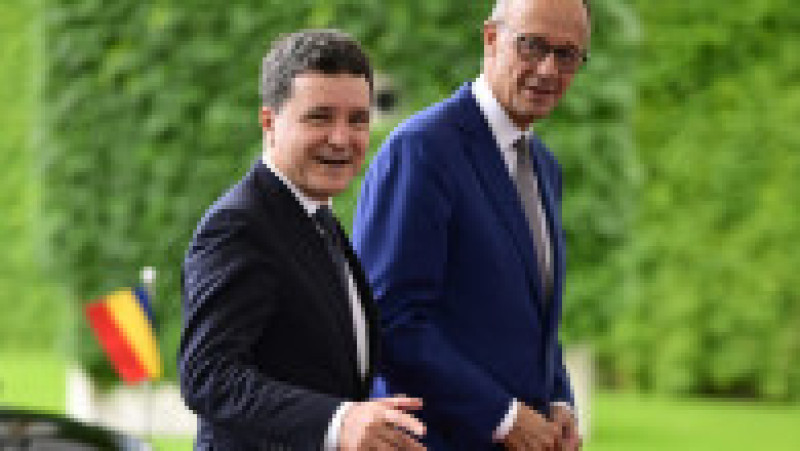 Nicușor Dan și Friedrich Merz. Sursa foto: Profimedia Images | Poza 8 din 10