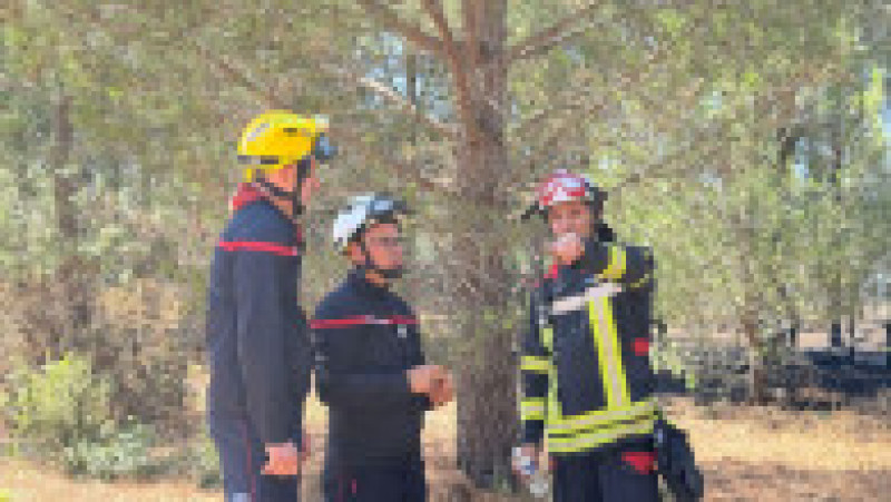 Pompierii români intervin la un incendiu din Franța. Foto: IGSU | Poza 6 din 8