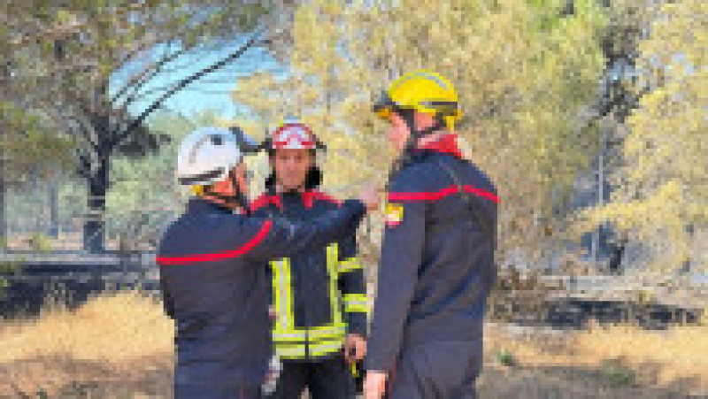 Pompierii români intervin la un incendiu din Franța. Foto: IGSU | Poza 4 din 8