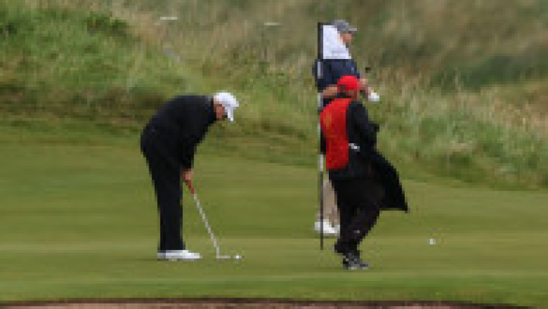 Donald Trump joacă golf sâmbătă în Scoția. Foto. Profimedia | Poza 6 din 6