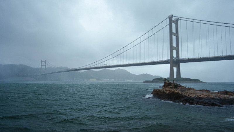 Ploile taifunului Wipha au lovit Hong Kong / Profimedia Images