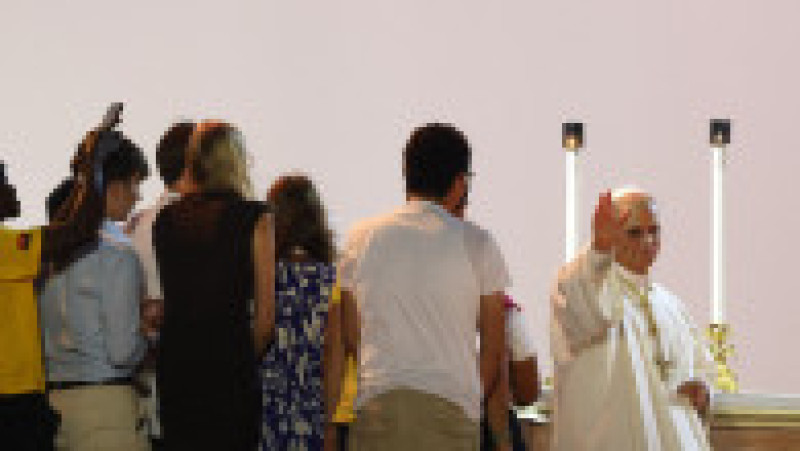 Rugăciune de veghe pentru Jubileul Tineretului cu Papa Leon al XIV-lea Foto: Profimedia | Poza 8 din 10