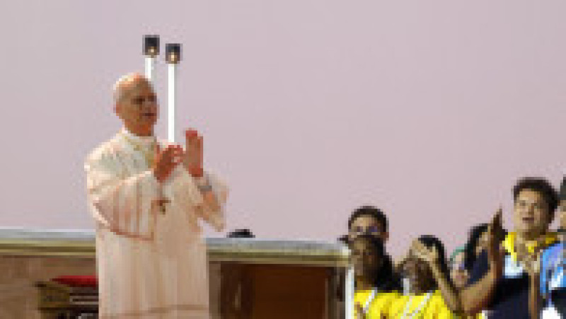 Rugăciune de veghe pentru Jubileul Tineretului cu Papa Leon al XIV-lea Foto: Profimedia | Poza 7 din 10