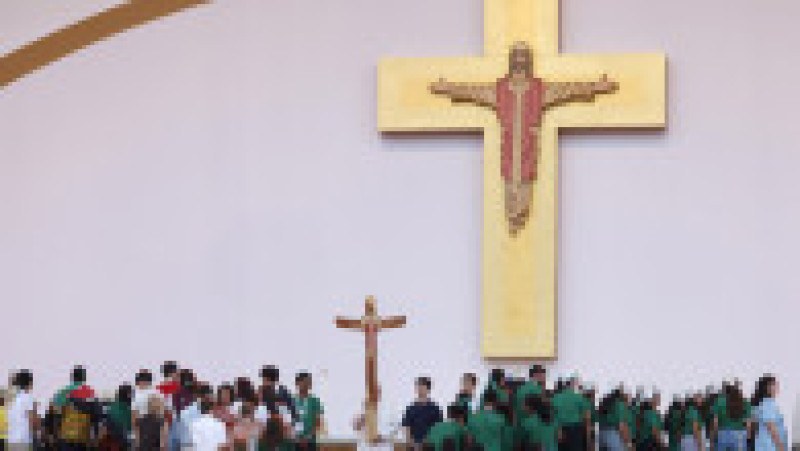 Rugăciune de veghe pentru Jubileul Tineretului cu Papa Leon al XIV-lea Foto: Profimedia | Poza 1 din 10