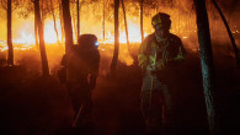 Incendii de vegetație în nord-vestul Spaniei. Foto. Profimedia | Poza 4 din 8