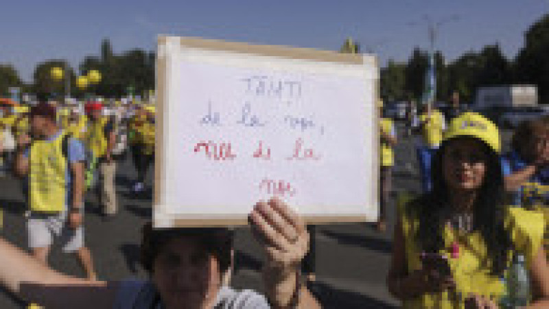  Protest organizat de mai multe organizații sindicale din învățământ și de studenți față de măsurile adoptate de Guvern, în București, 8 septembrie 2025. Foto: Inquam Photos / Octav Ganea | Poza 6 din 6