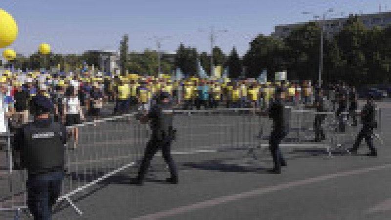  Protest organizat de mai multe organizații sindicale din învățământ și de studenți față de măsurile adoptate de Guvern, în București, 8 septembrie 2025. Foto: Inquam Photos / Octav Ganea | Poza 3 din 6