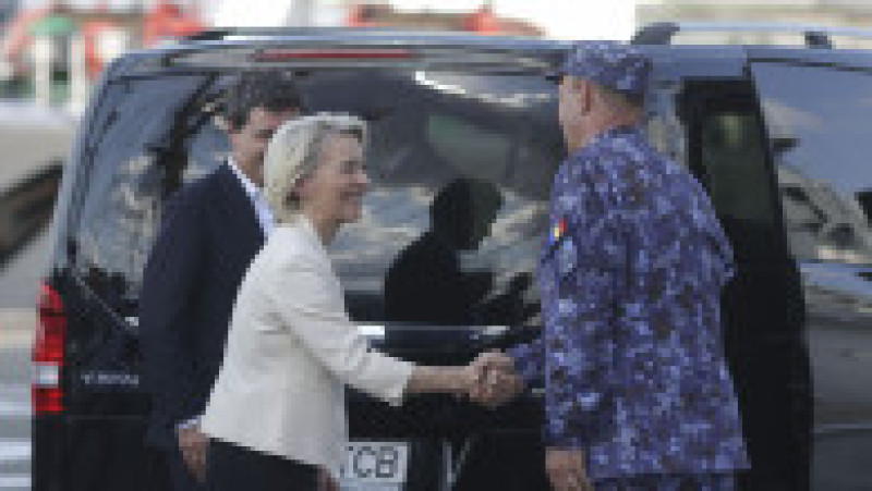Vizita efectuata de preşedintele Comisiei Europene pe fregata Regele Ferdinand in portul Constanta, 1 septembrie 2025. Foto. Inquam Photos / George Calin | Poza 23 din 31