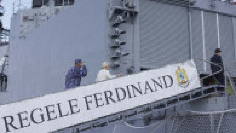 Vizita efectuata de preşedintele Comisiei Europene pe fregata Regele Ferdinand in portul Constanta, 1 septembrie 2025. Foto. Inquam Photos / George Calin | Poza 18 din 31