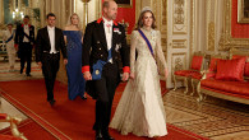 Banchet de stat, la Palatul Windsor, în onoarea vizitei lui Donald Trump în Marea Britanie. Sursa: Profimedia | Poza 25 din 25
