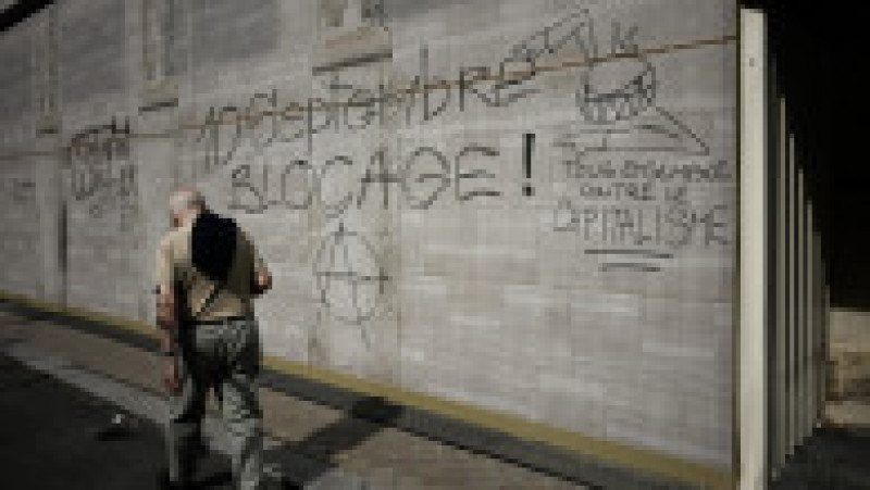  Protestul „Bloquons tout” din Franța, anunțat pentru 10 septembrie. Foto: Profimedia | Poza 12 din 12