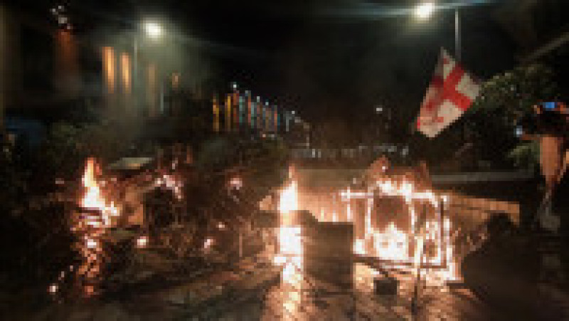 Violențe la protestele din Tbilisi. Sursa: Profimedia | Poza 2 din 5