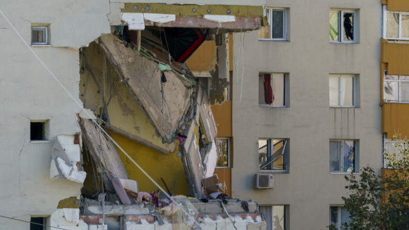 Explozie într-un bloc din Rahova. Foto: Inquam Photos / Tudor Pana