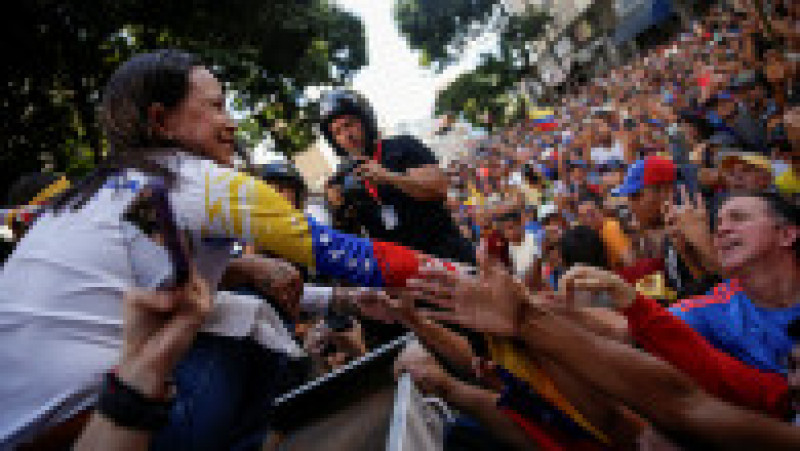 Venezueleana María Corina Machado a câștigat premiul Nobel pentru Pace 2025. Foto: Reuters | Poza 2 din 8