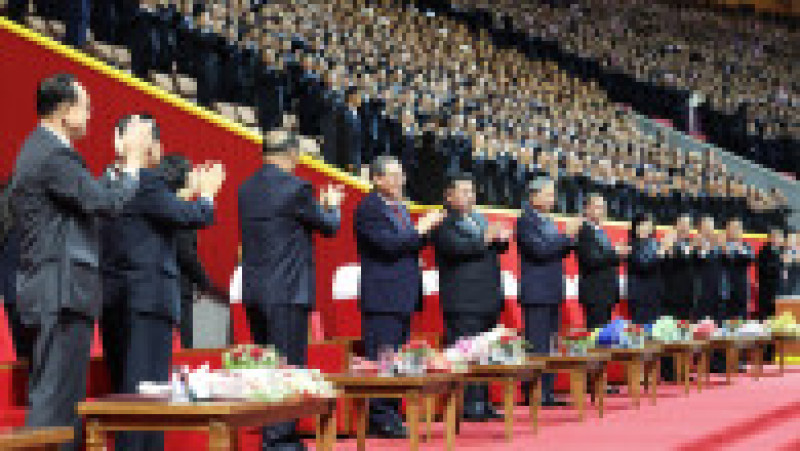 Paradă militară la Phenian, la aniversarea a 80 de ani de la înființarea Partidului Muncitorilor din Coreea de Nord. 10 octombrie 12025. Foto: Profimedia | Poza 9 din 11
