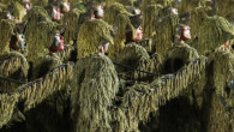 Paradă militară la Phenian, la aniversarea a 80 de ani de la înființarea Partidului Muncitorilor din Coreea de Nord. 10 octombrie 12025. Foto: Profimedia | Poza 8 din 11