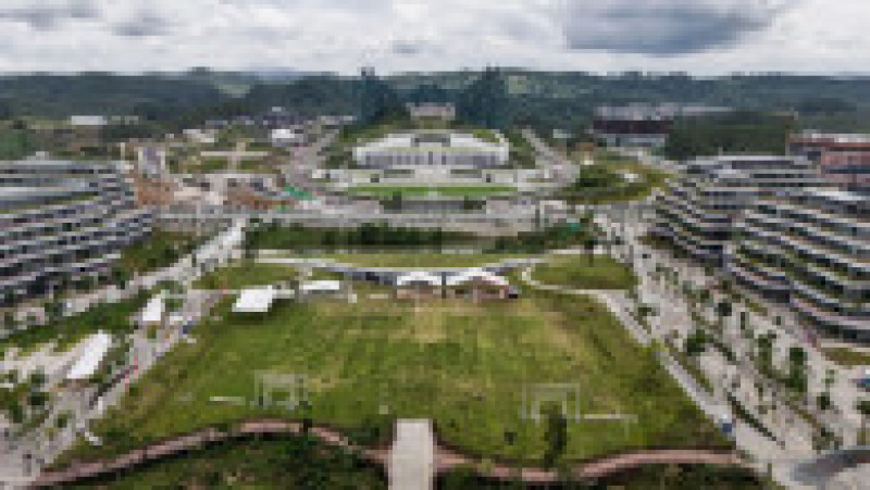 O mare parte din Nusantara se află în continuare sub construcție. Orașul pare mai degrabă o atracție turistică decât un oraș ce va deveni noua capitală a Indoneziei. Foto: Profimedia Images | Poza 3 din 8