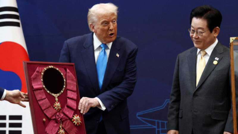 Donald Trump și Lee Jae Myung. Foto: Reuters