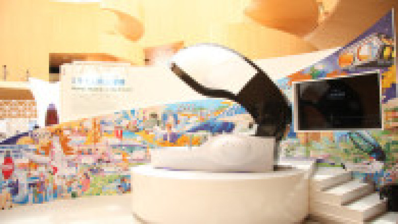 Japonia dezvăluie o bizară „mașină de spălat oameni” care te curăță, clătește și te relaxează automat.
Credit: Science Co./INSTARimages | Poza 6 din 6